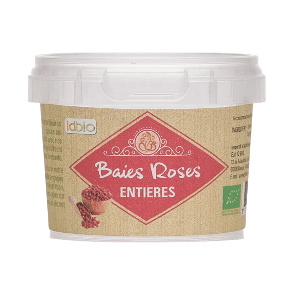 Baies roses entières bio - 20g