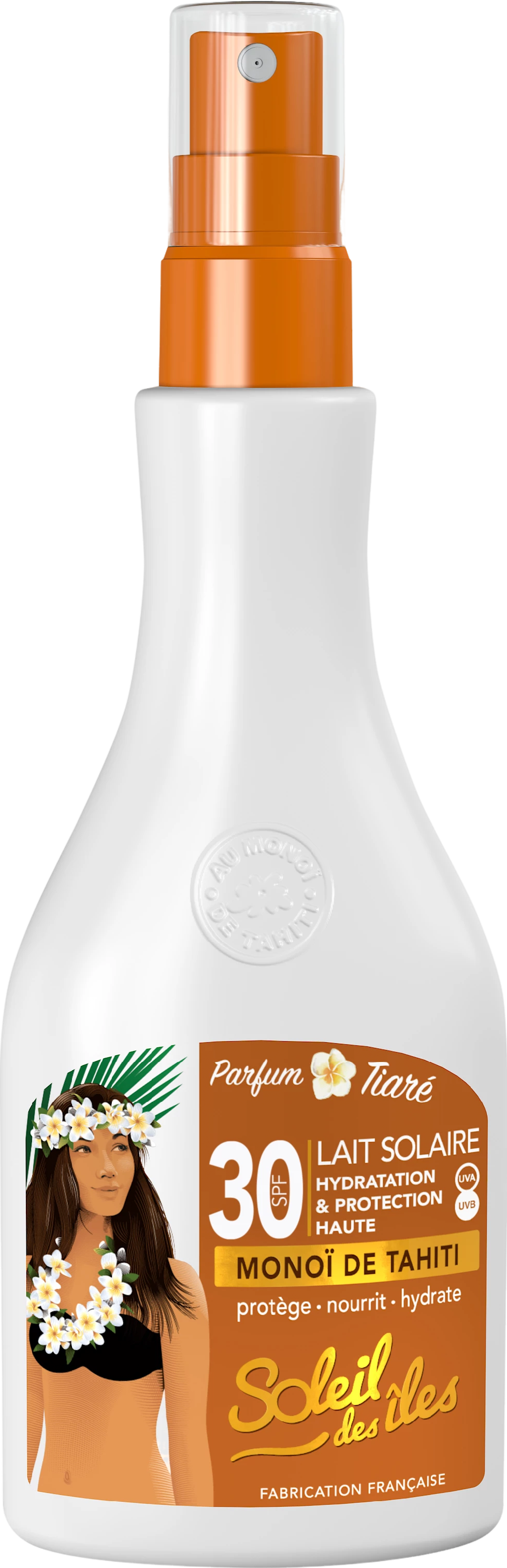 Spray au monoï parfum tiaré SPF30 - 150ml