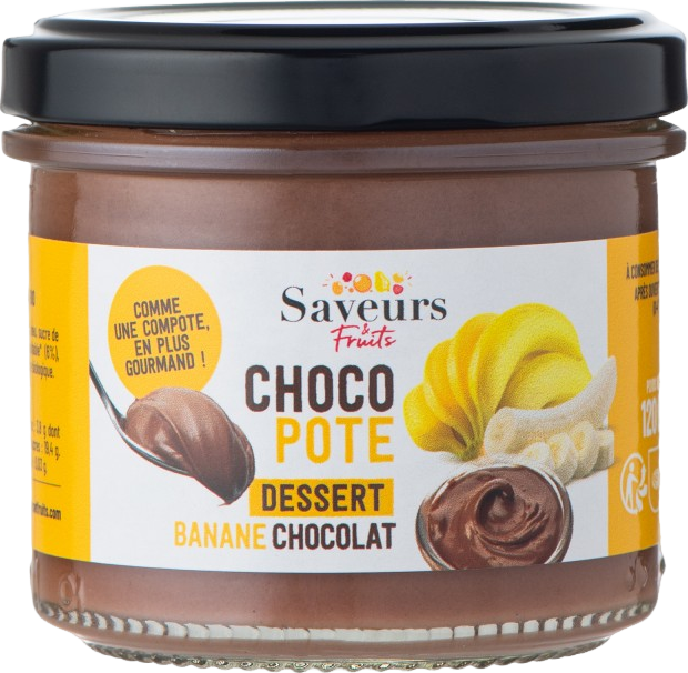 Chocopote dessert banane chocolat - 120g