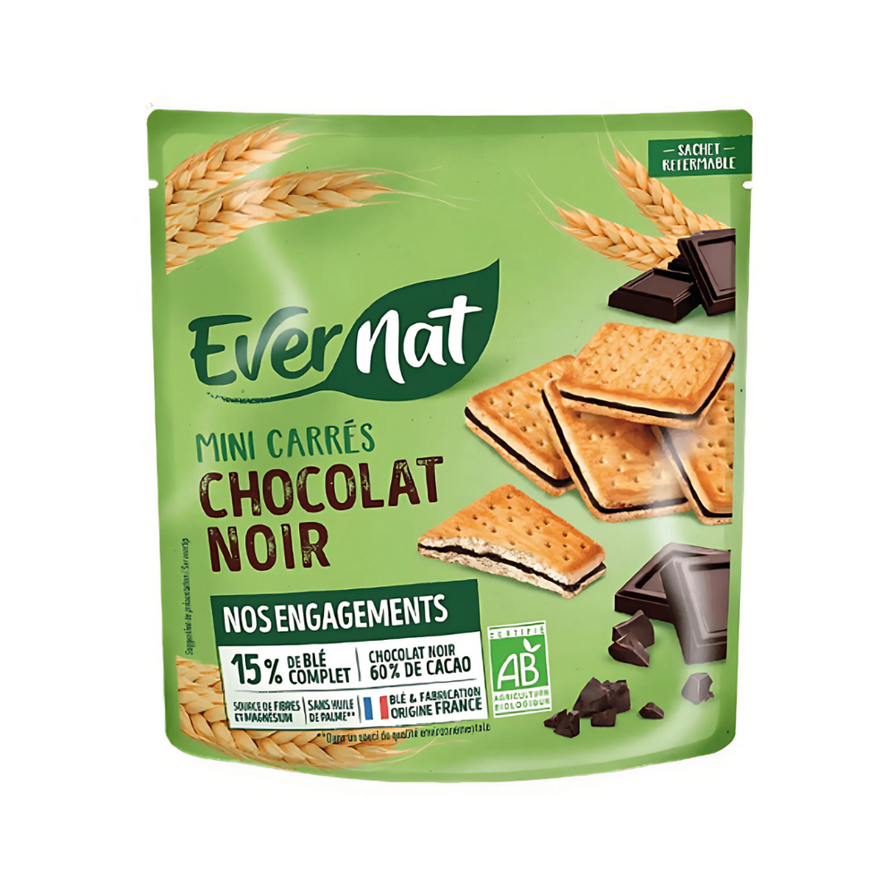Mini carrés de chocolat noir - 180g