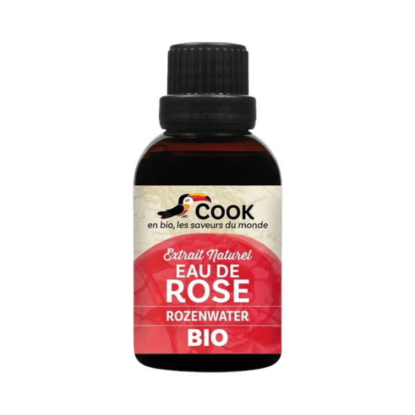Eau de rose pour pâtisserie bio - 50ml