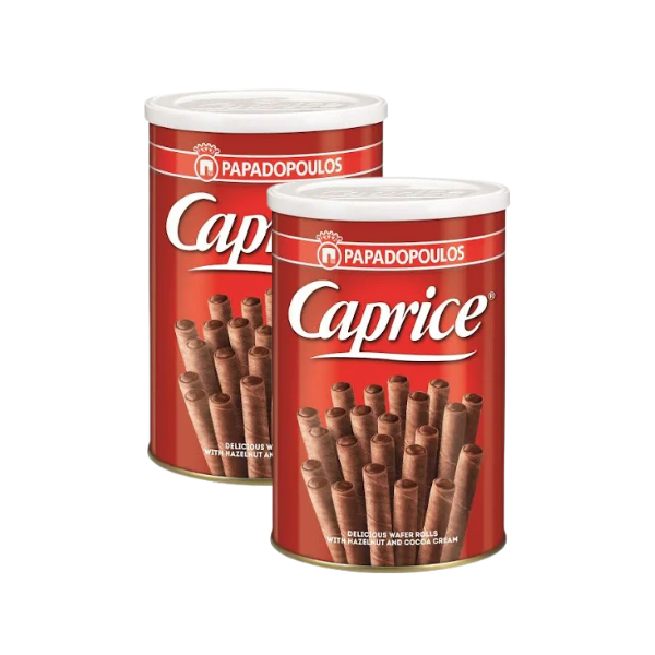 Lot de 2 gaufrettes fourrées noisette cacao - 2x 115g