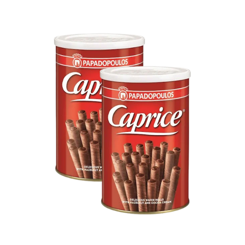 Lot de 2 gaufrettes fourrées noisette cacao - 2x 115g