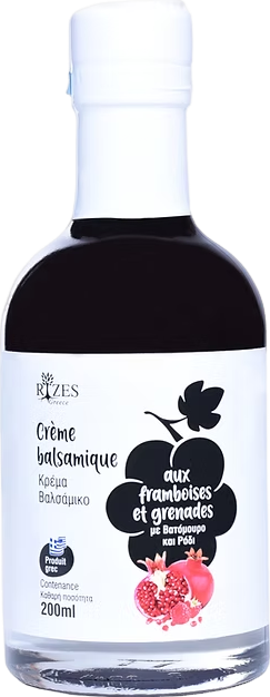 Crème balsamique aux framboises et grenades - 200 ml