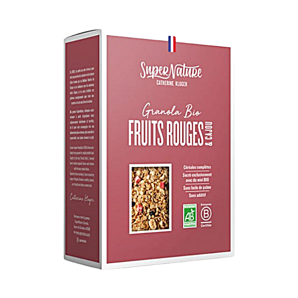Granola Fruits Rouges et cajou Bio- 350g