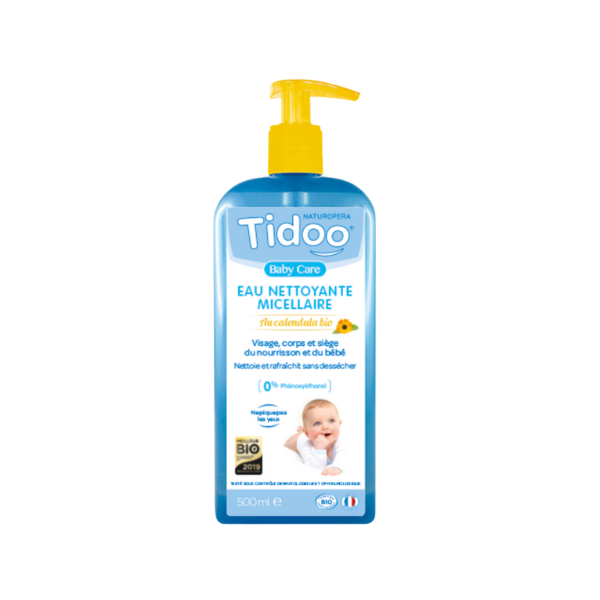 Eau nettoyante micellaire au calendula bio - 500ml