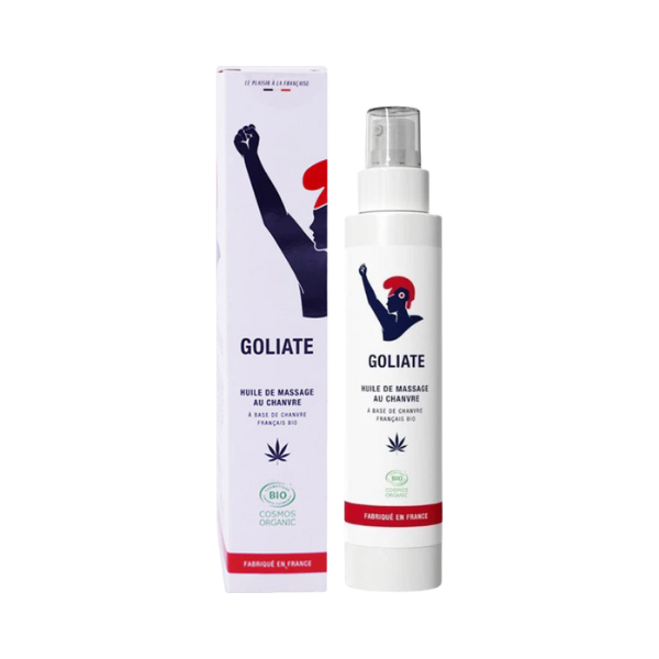 Huile de massage au chanvre français bio - 100ml