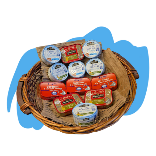 Panier produits de la mer