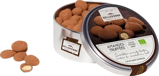 Boite d'amandes truffées bio - 150g