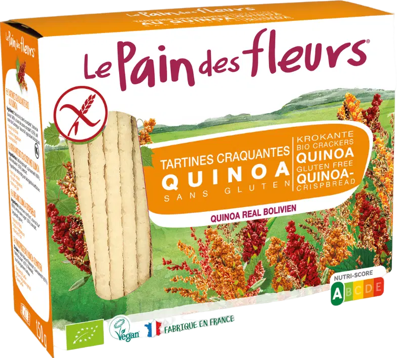 Tartines craquantes au quinoa - 150g