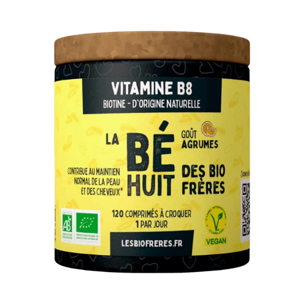 Vitamine B8 goût agrumes bio - 120 comprimés