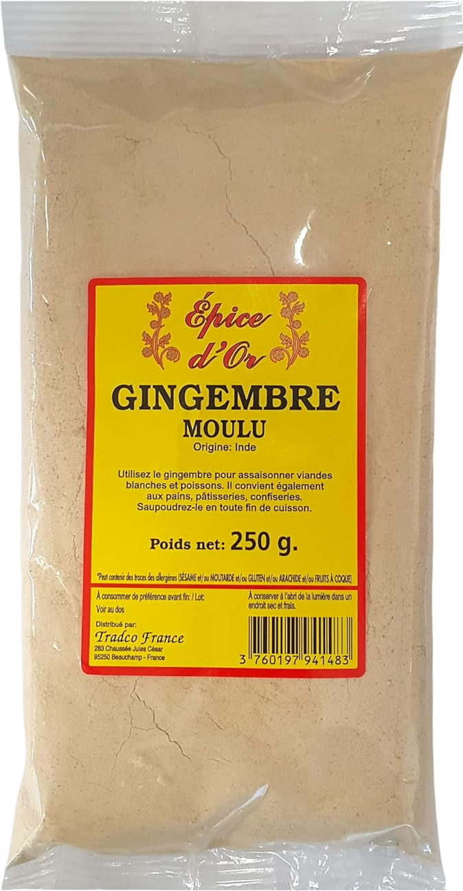 Gingembre Moulu en sachet - 250g