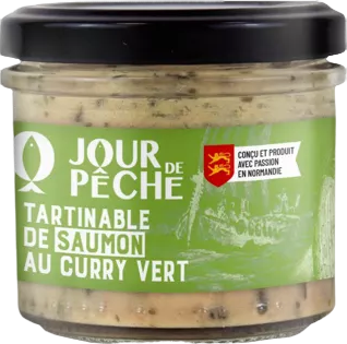 Tartinable saumon curry vert fruit de la passion - 90g