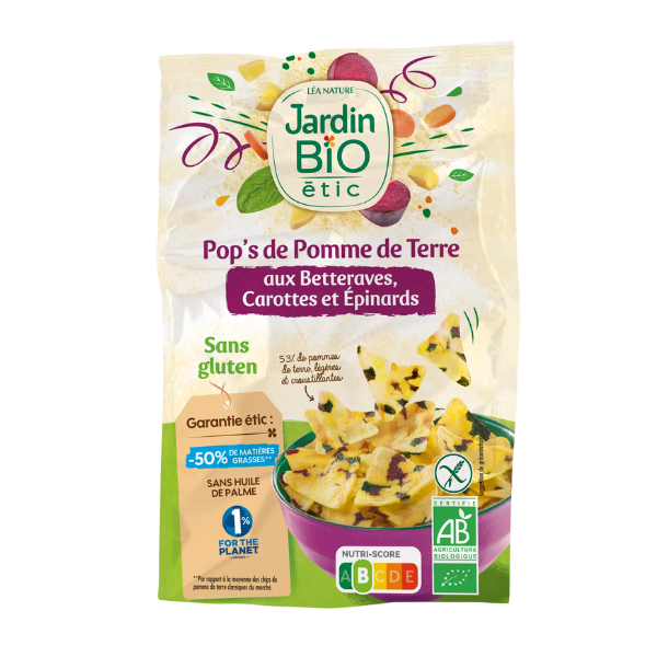 Pop's soufflés de pomme de terre aux légumes bio - 50g