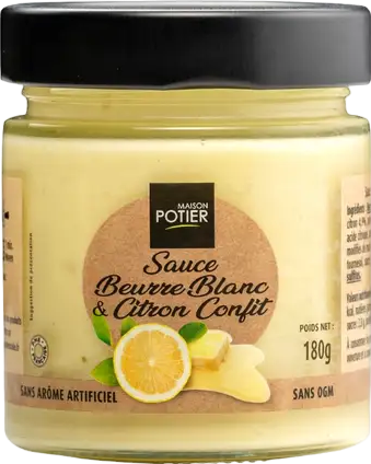 Sauce beurre blanc et citron confit - 180g
