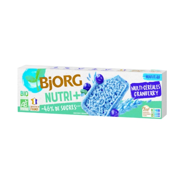 Biscuit multicéréales cranberry bio - 130g