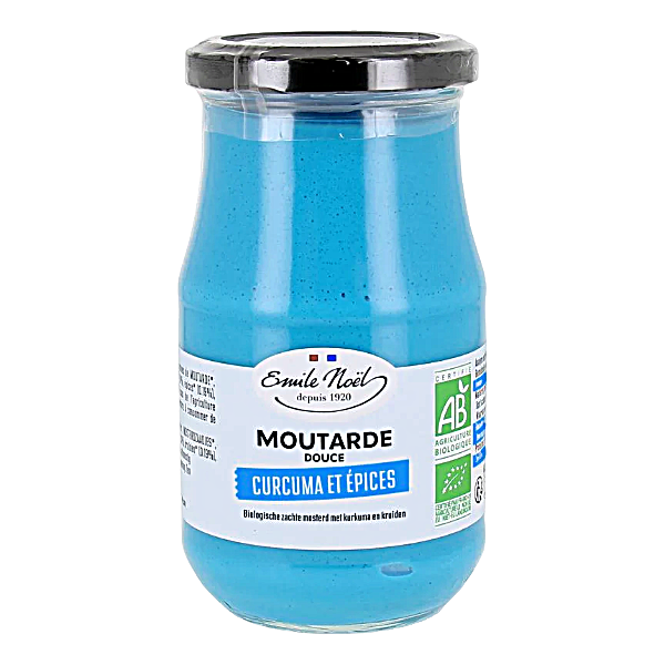 Moutarde douce curcuma et épices bio - 350g