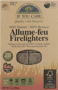 Allume-feu 100% naturel 28 cubes