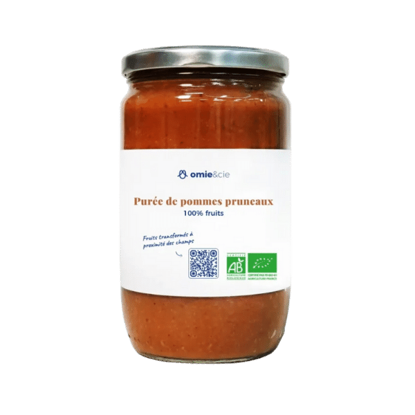 Omie - Purée pommes pruneau bio - 660g