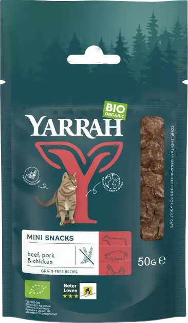 Mini snack biologique pour chat - 50g
