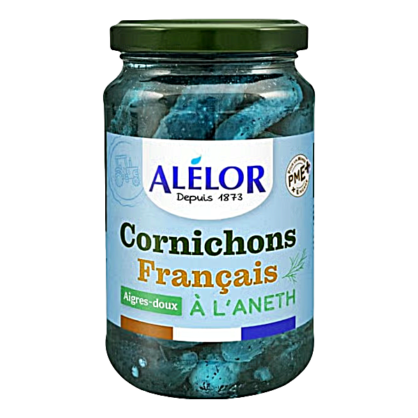 Cornichons aigre doux à l'aneth - 350g