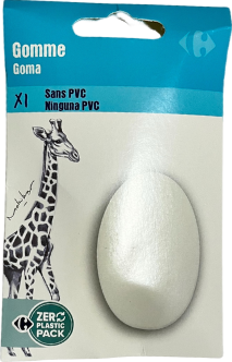 Gomme plastique ronde