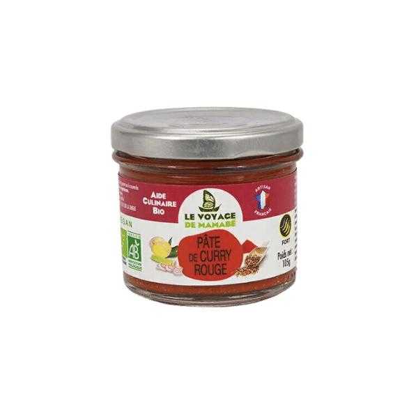 Pâte de curry rouge bio - 105g – Willy anti-gaspi