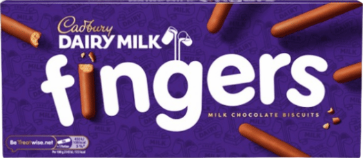 Biscuits fingers chocolat au lait - 114g