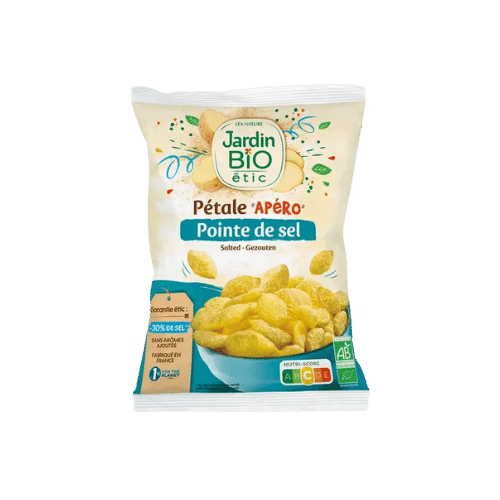 Pétales Apéro pointe de Sel - 85g  - Jardin Bio - Anti gaspi