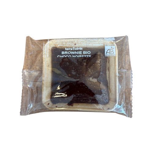 Brownie chocolat noisette bio - 75g
