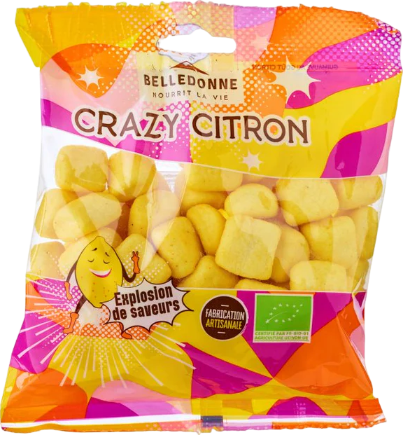 Guimauve crazy citron bio - 120g