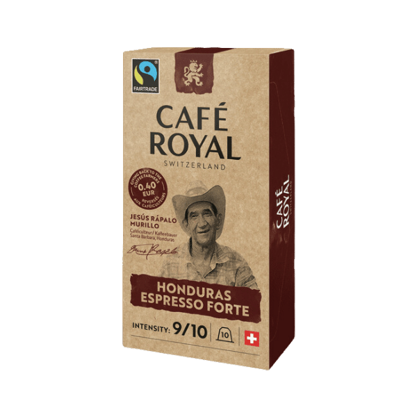 Café Expresso Forte origine Honduras - 10 capsules - Café Royal