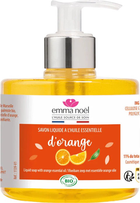 Savon liquide orange bio - 300ml