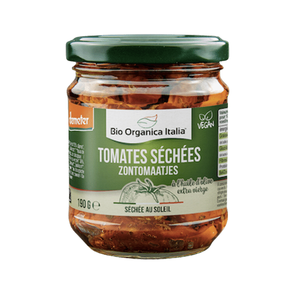 Tomates séchées à l'huile bio - 190g - Biorganica