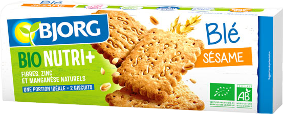 Biscuits aux graines de sésame bio - 184g