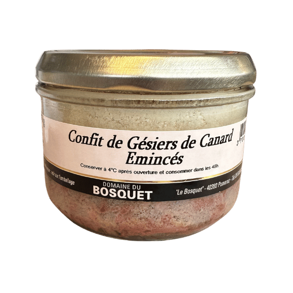 Confit de gésiers de canard émincés - 190g
