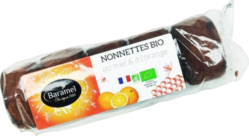 Nonettes au miel et à l'orange bio - 160g