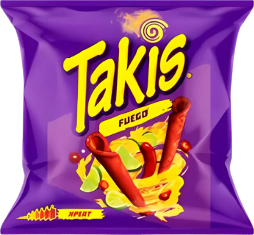 Chips de maïs saveur piment et citron vert - 40g