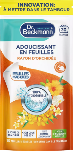 Adoucissant en feuilles saveur orchidée - 30 lavages
