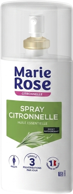 Spray citronnelle aux huiles essentielles - 100ml