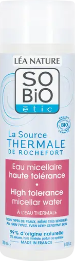 Eau micellaire haute tolérance bio - 200ml