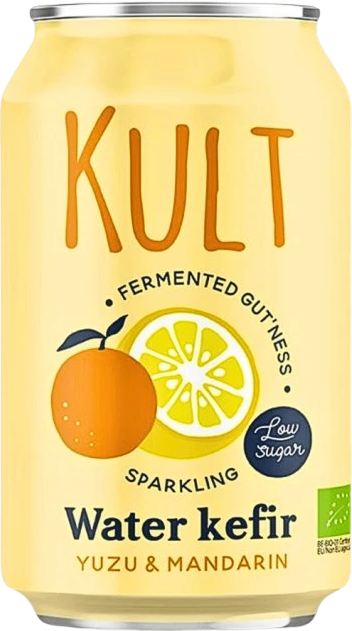 Kéfir d'eau au parfum de yuzu et mandarine - 330ml