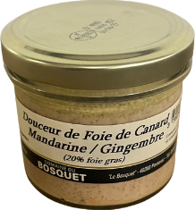 Douceur de foie de canard, mandarine et gingembre - 80g