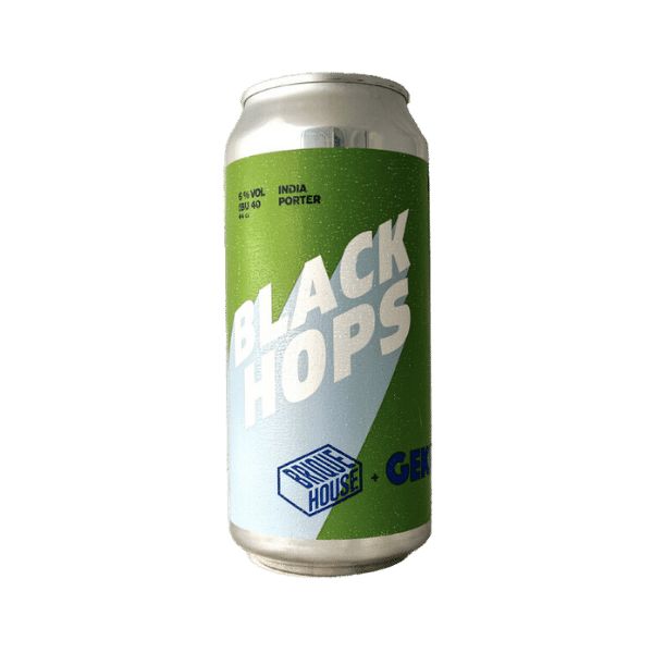 Pack de bière Black Hops en canette - 6x44cl - Brique House