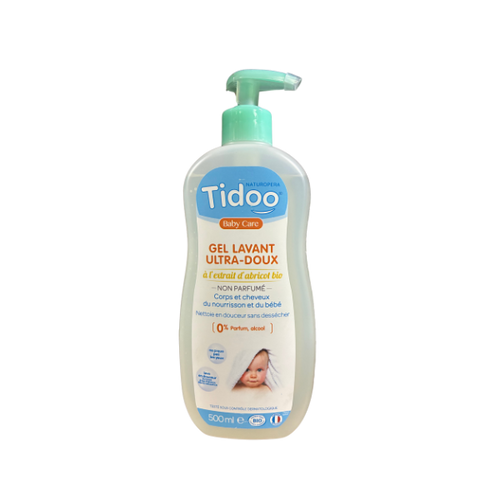 Gel Lavant à l'extrait d'abricot bio - 500ml