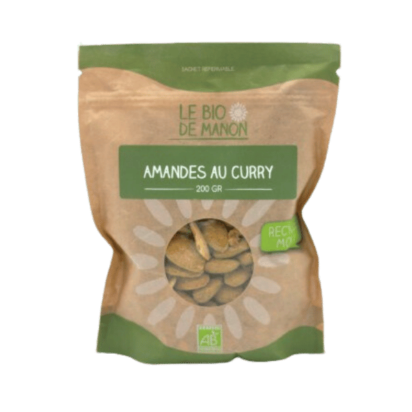 Amandes curry bio - 200g