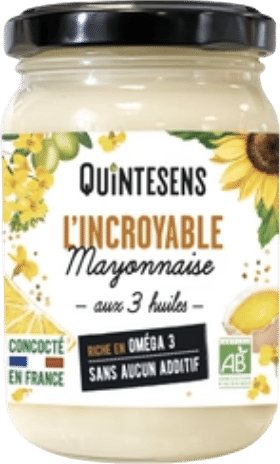 Mayonnaise aux 3 huiles sans additifs bio - 180g