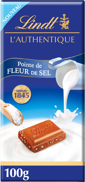 Tablette l'authentique lait pointe de fleur de sel - 300g