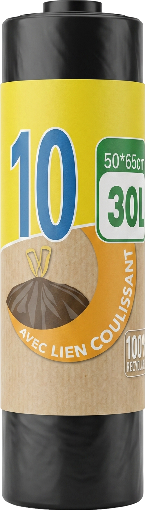 Sacs poubelle 30 L - 10 unités
