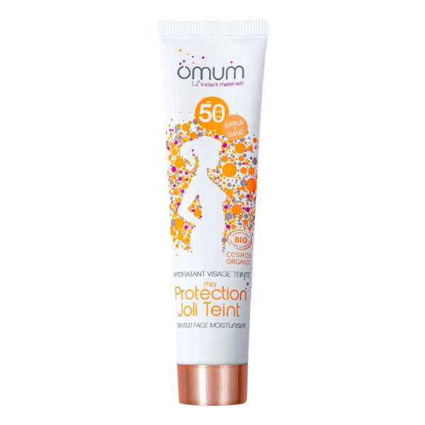 Crème solaire hydratante teintée SPF50 bio - 40ml